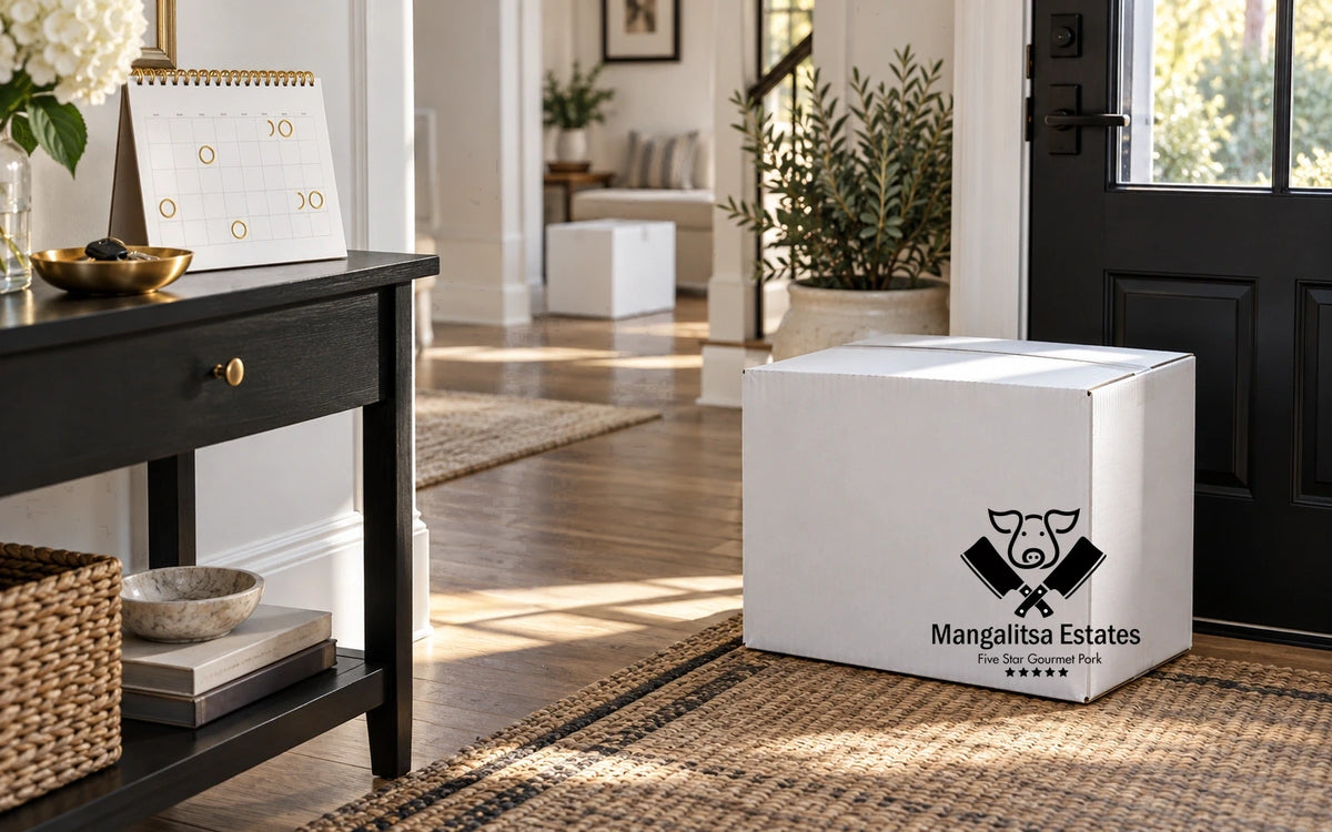 Hog share subscription box arriving at the door