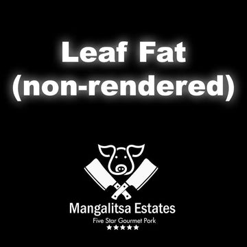 Mangalitsa Leaf Fat, 4.0-5.0# (nonrendered)