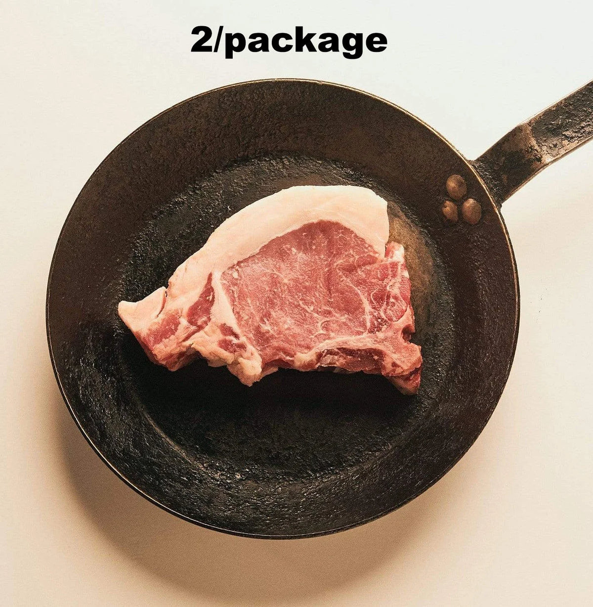 Mangalitsa Pork Chops, Smaller Chops