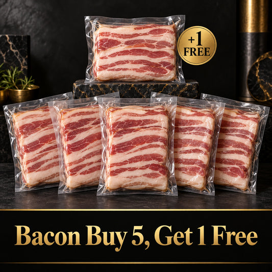 Six-Pound Mangalitsa Bacon Bundle, raw