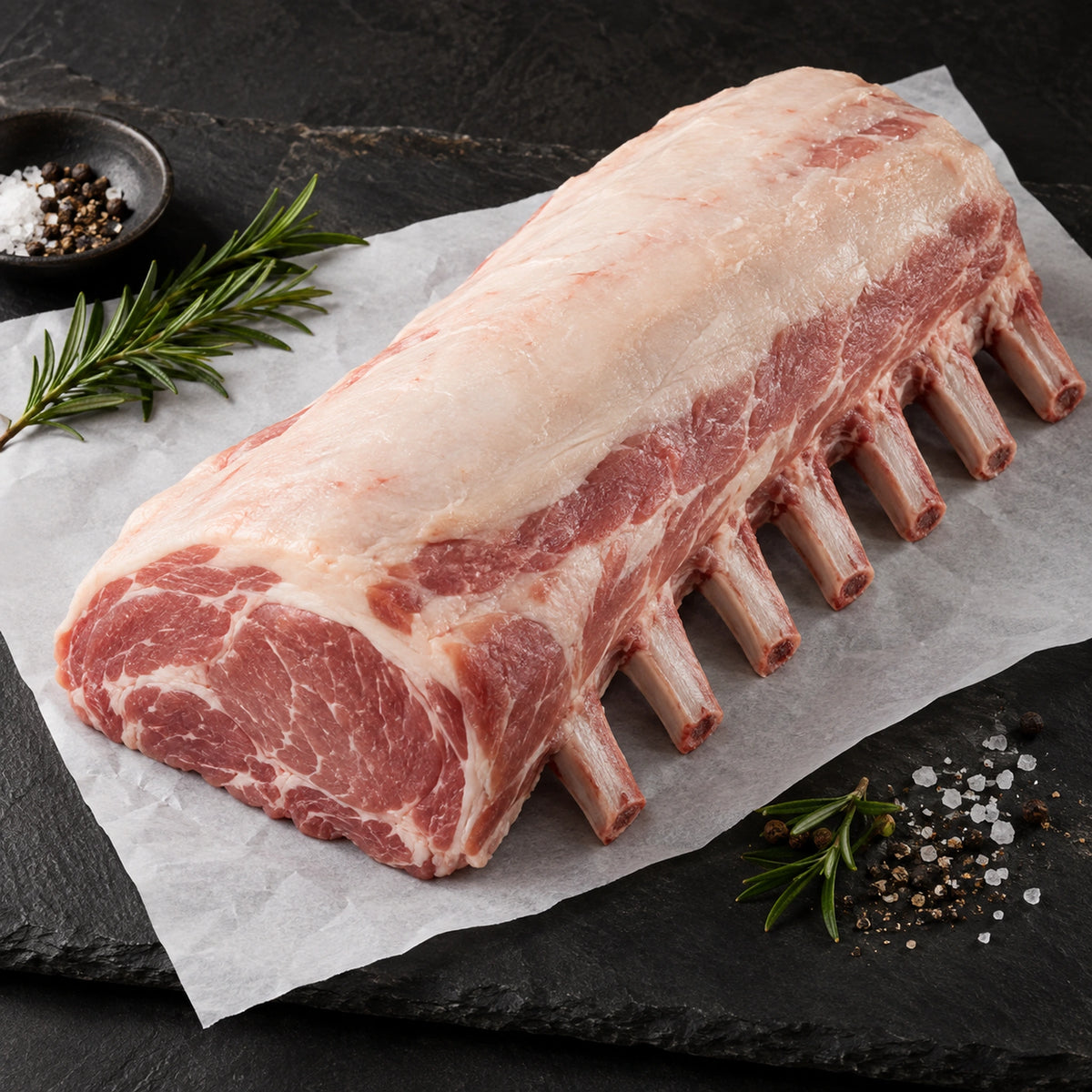 Mangalitsa Prime Loin - Bone In Roast, raw