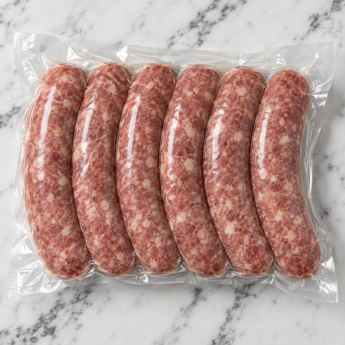 Bratwursts, Hotdogs, & More (Choose Flavor), vacuum-sealed as shipped