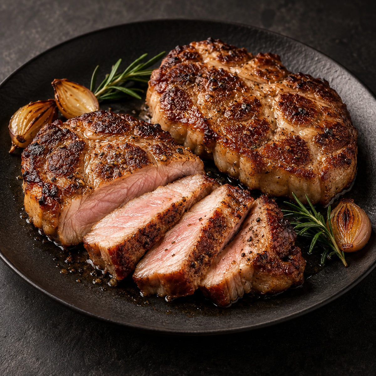 Mangalitsa Cheeks, cooked serving idea