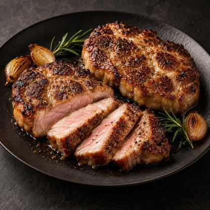 Mangalitsa Cheeks, cooked serving idea