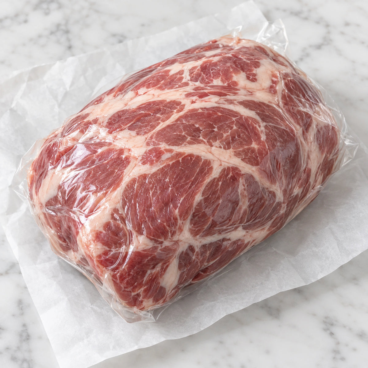 Mangalitsa Collar Roast (Coppa) (boneless), vacuum-sealed as shipped