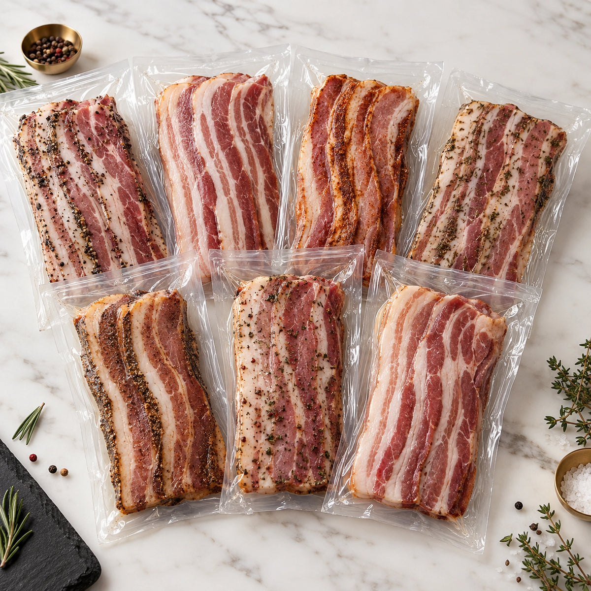 Epicurean Bacon Collection, vacuum-sealed as shipped