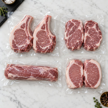 Gourmet Mangalitsa Pork Selection, vacuum-sealed as shipped