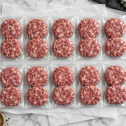Chops & Burgers Grilling Pack, vacuum-sealed as shipped