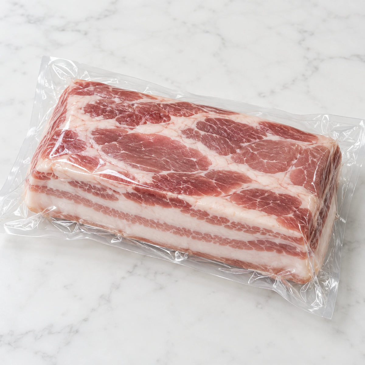 Mangalitsa Fresh Belly, vacuum-sealed as shipped