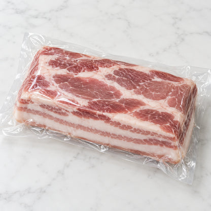 Mangalitsa Fresh Belly, vacuum-sealed as shipped