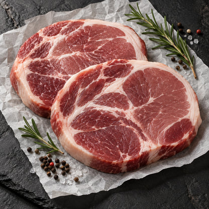 Ham Steak: Thickcut, Hickory Maple Sugar Cured, raw