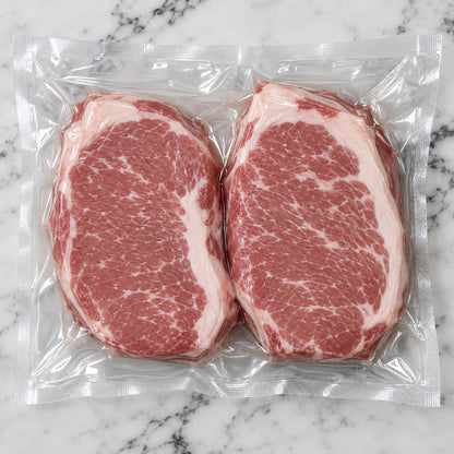 Mangalitsa New York Cut Boneless Chop (America’s chop), vacuum-sealed as shipped