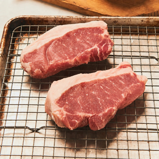 Mangalitsa New York Cut Boneless Chop (America’s chop), raw