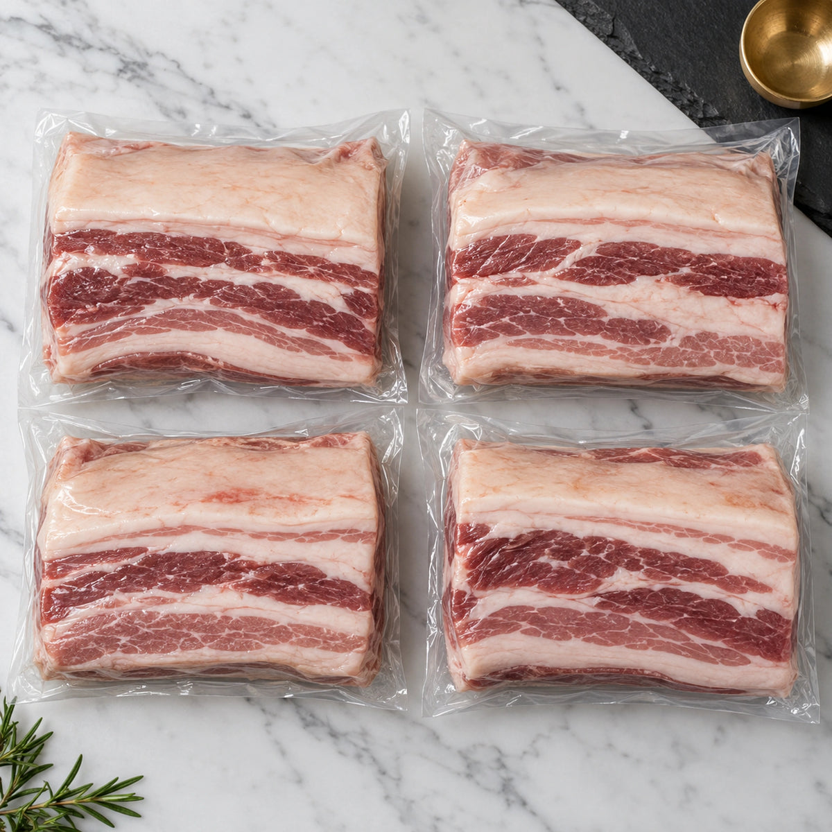 Mangalitsa Belly Special, vacuum-sealed as shipped