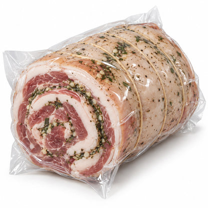 Mangalitsa Gourmet Porchetta, vacuum-sealed as shipped