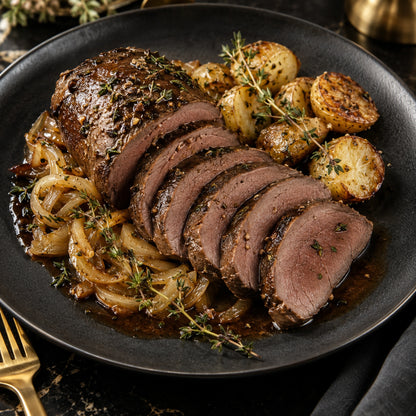 Mangalitsa Heart, cooked serving idea