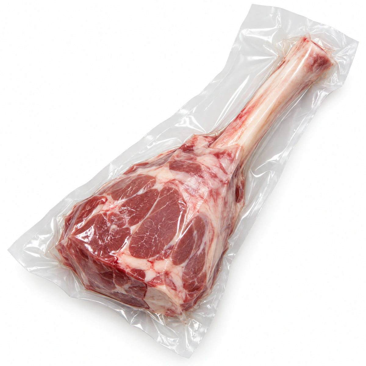 Mangalitsa Volcano Shank (Frenched), vacuum-sealed as shipped