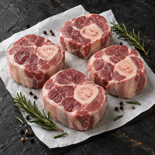 Mangalitsa Osso Buco, raw