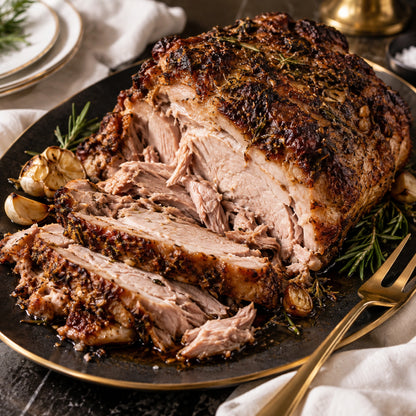 Butts, Picnics, & Sirloin Roasts, cooked serving idea
