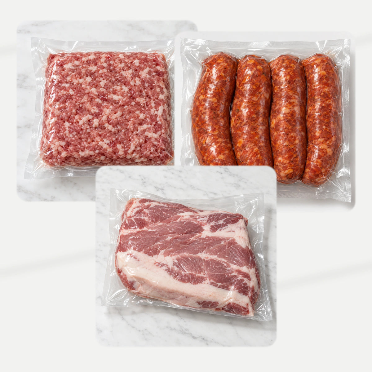 Ultimate Chili Meat Mix, vacuum-sealed as shipped
