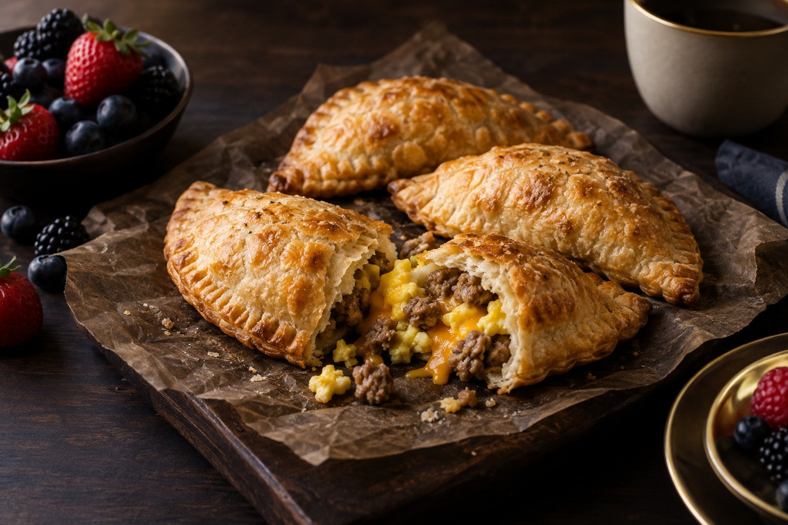 Finished 5-Ingredient Breakfast Hand Pies