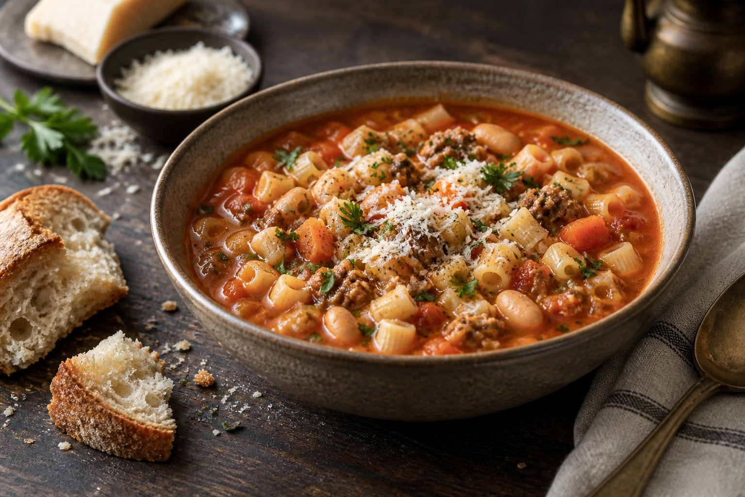 Finished Pasta e Fagioli