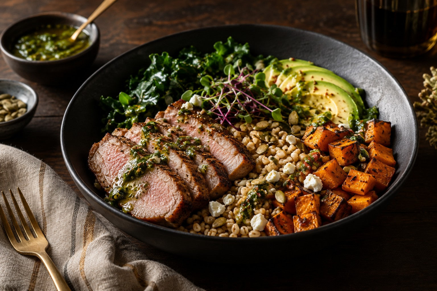Finished Pork Power Bowl